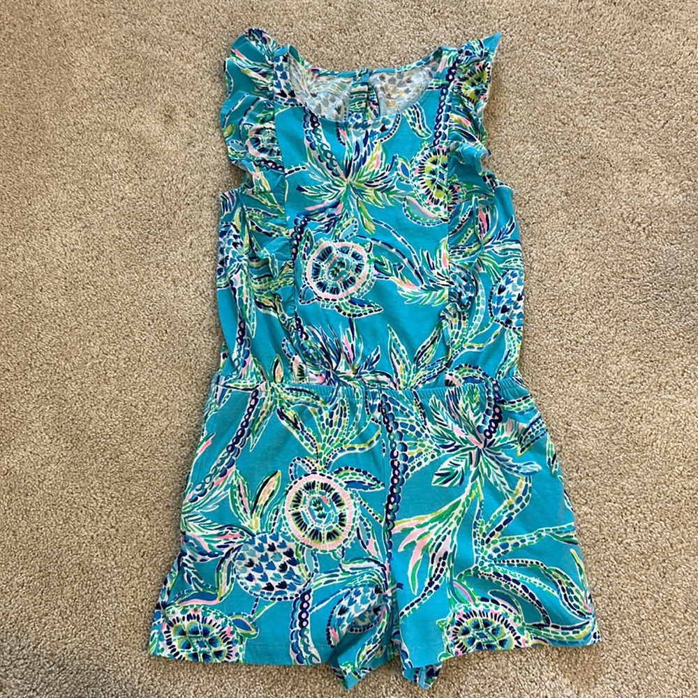 Lily Pulitzer girls size 8-10 romper.